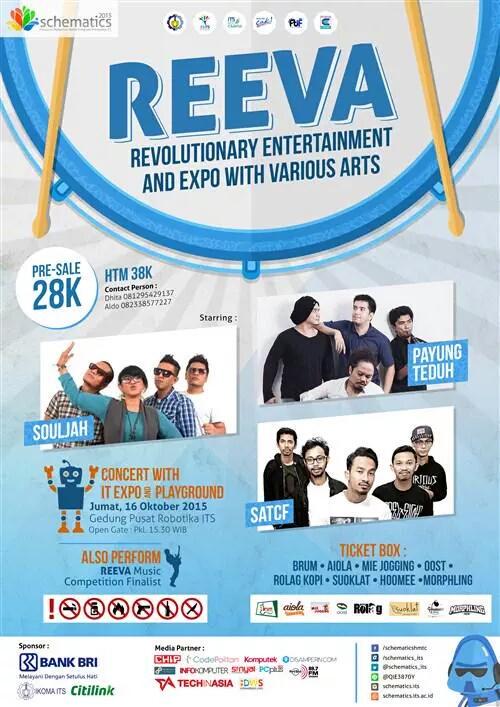 Surabaya
Malam ini pkl 21.30 PayungTeduh di Pusat Robotika ITS.