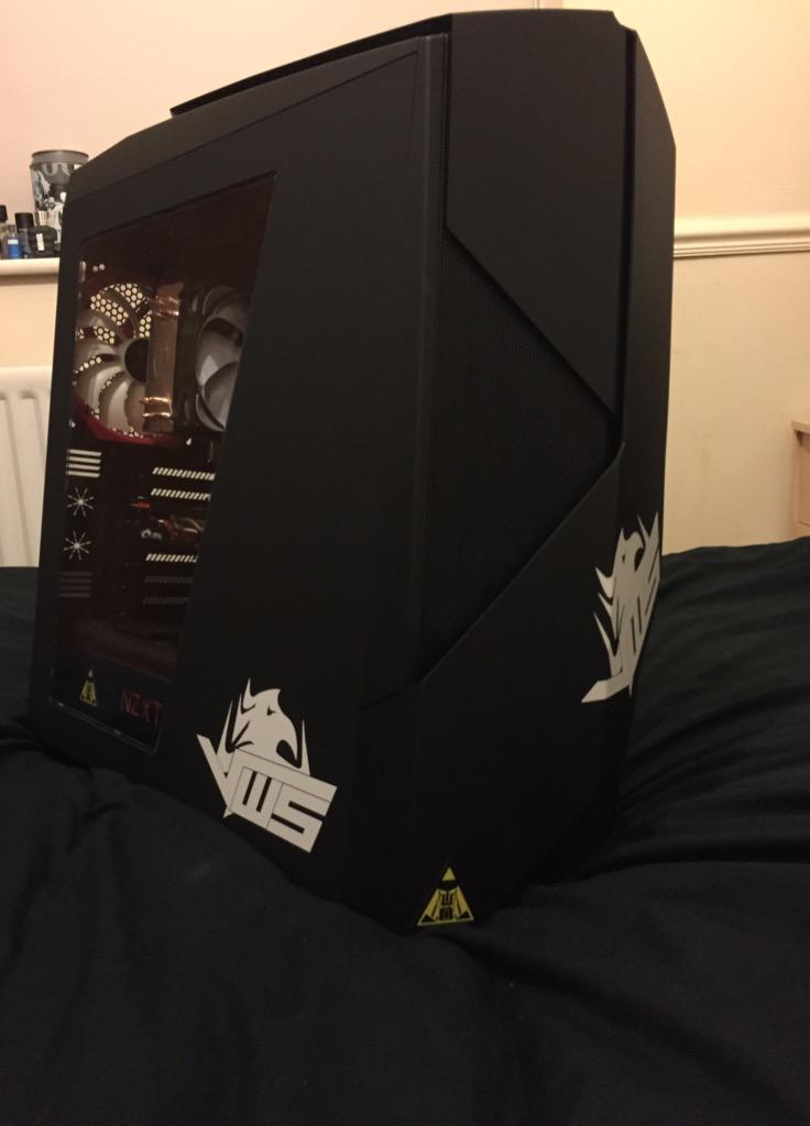 This is my new beast, courtesy of an upgrade from the amazing @FragITOfficial!  <a href="/NZXT/">NZXT</a> <a href="/CoolerMaster/">Cooler Master</a> #VwSFamily