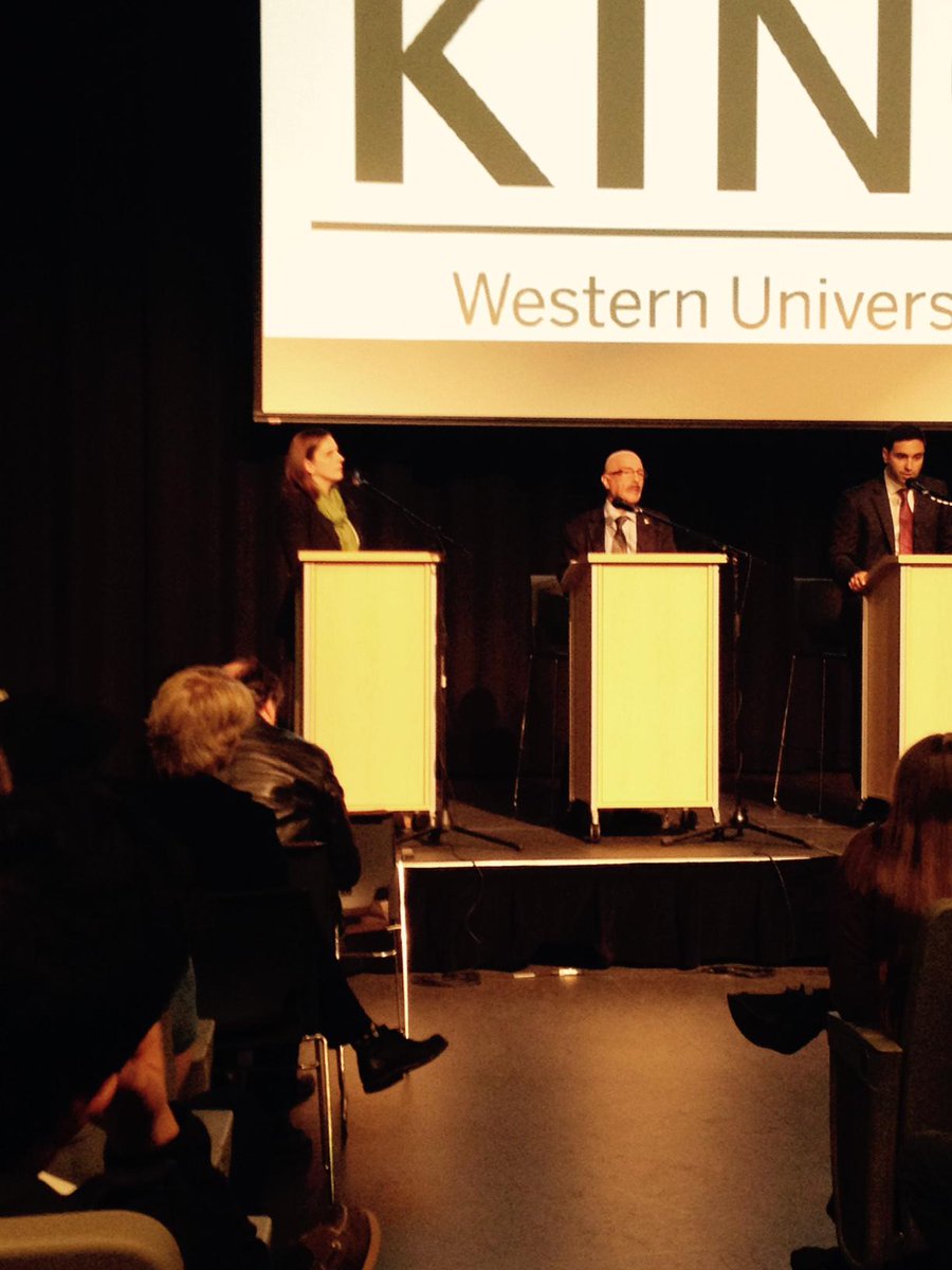 GermanNDP's tweet photo. I was so very happy to participate in the #KingsDebate last night. The overflow crowd was so engaged! http://t.co/ZQDEGypxp4