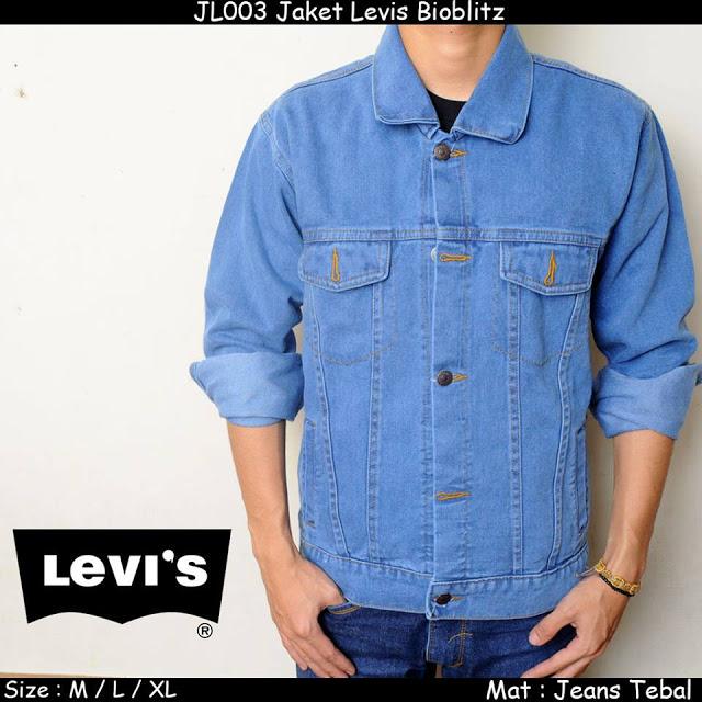 SoccerHomeID_'s tweet photo. Jaket Levis Bio Blit
Bahan Bajatex
Harga 160Rb
Size S M L XL 
Order PIN : 5808C087
WA : 0857 8043 7500 http://t.co/vOhSZBFbUe