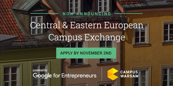 parischildress's tweet photo. One week @CampusWarsaw for CEE startups - meet the community, mentoring and more. Apply now http://t.co/fdVxRCZScF http://t.co/pcoNRu09r7