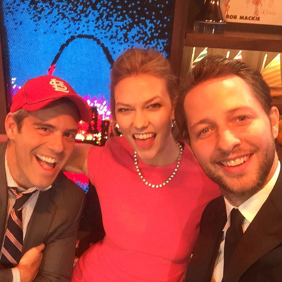 yowmommacom's tweet photo. Andy Cohen: #STLSquad represented at #WWHL last night! @karliekloss @derekblasberg http://t.co/1jcH8rGuP9 http://t.co/Xx5hibXRjM