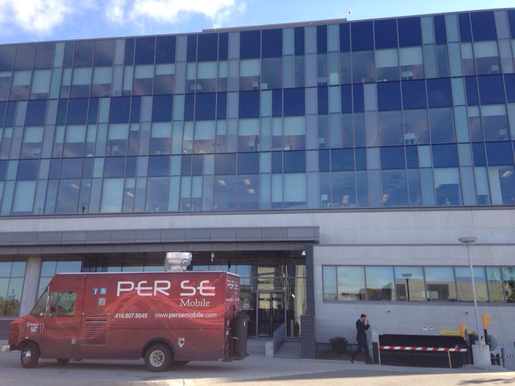 Today come join us at Centre of Forensic Science 25 Morton Shulman ave.  till 130pm #FoodtruckLovers #foodtrucklunch