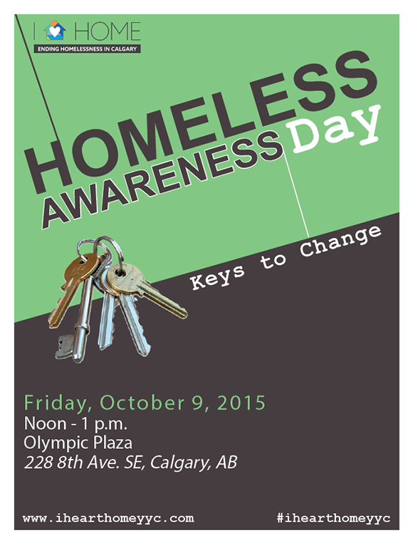 Tomorrow is Homeless Awareness Day in #yyc @ Olympic Plaza. Please RT &amp; support #homelessness #keystochange