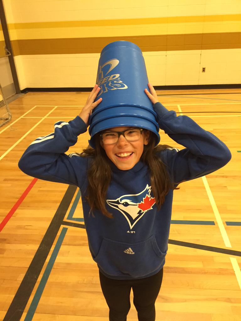 Even the <a href="/SpeedStacksInc/">Speed Stacks Inc.</a> club <a href="/WinstonWilly/">Winston Willy</a> was geared up for the <a href="/BlueJays/">Toronto Blue Jays</a> game today. #ComeTogether #blueoctober