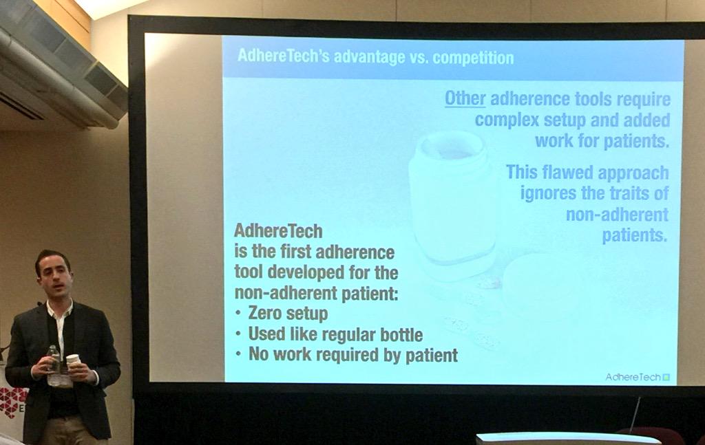 SPulim's tweet image. Josh Stein speaking about the rich adherence data gathered by @AdhereTech @Phacilitate #BigDataLeaders
