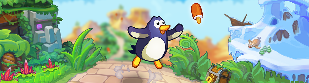 Hopping Penguin is now LIVE! Go get it (iOS&amp;Android): onelink.to/ew8efn #iphone #android #mobilegaming #gamedev