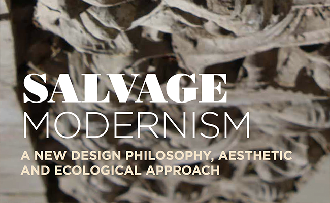 Living_Future's tweet photo. Our CEO @JasonFMcLennan says incorporate salvaged materials into new design projects #TrimTab http://t.co/LclMsHDtGu http://t.co/jasPbpHcrq