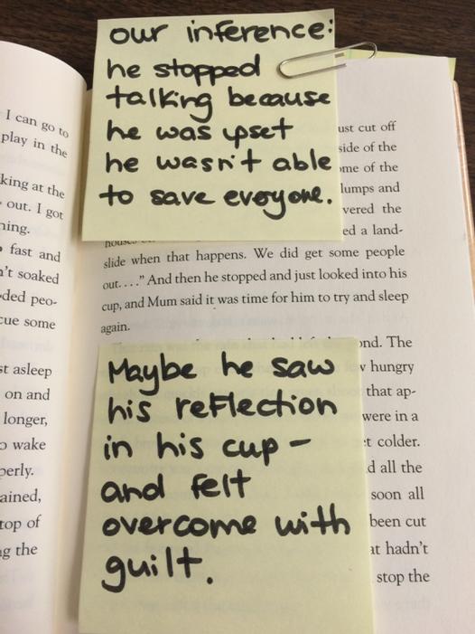 ms_g_reads's tweet photo. 7A - using the text and their understanding of emotions and body language to make an inference #GRAFish #grafish1 http://t.co/ozxKZCsEBM