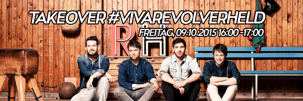 vivaonline's tweet photo. Morgen übernimmt @Revolverheld von 16:00-17:00h unseren Twitteraccount! Stellt eure Fragen unter #VIVAREVOLVERHELD http://t.co/WNjY6Tbbm1