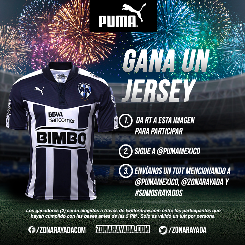 zonarayada's tweet photo. #RayadosDeCorazón Aquí las bases para participar por uno de los jerseys que tenemos para ti @PUMAmexico ¡Suerte! http://t.co/gxz85FMUGb