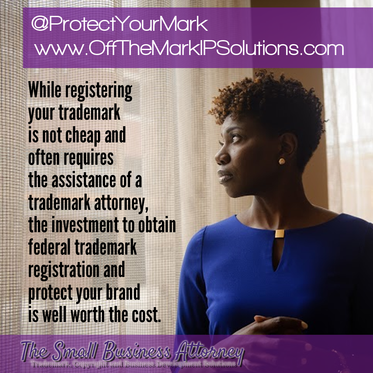 protectyourmark's tweet photo. Get access to legal advice and counsel. Book an appointment today. https://t.co/mKmmb9eZfw
#ProtectYourMark http://t.co/u42OOWQY7i