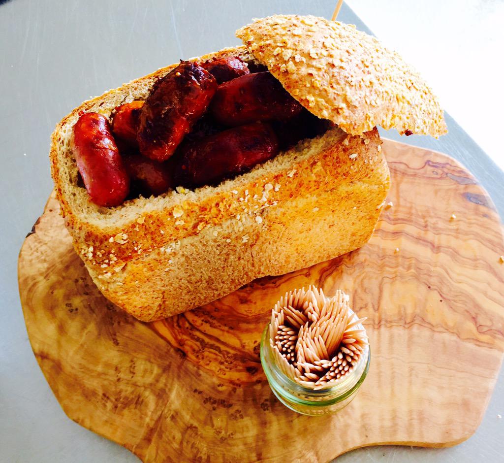 Lovely day <a href="/woldtopbrewery/">Wold Top Brewery</a> serving canapés-opening of the new brew plant &amp; <a href="/Welcome2Yorks/">Welcome to Yorkshire</a> water feature switch on