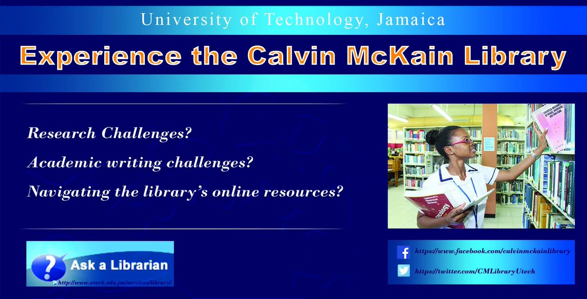 CMLibraryUtech's tweet image. #referenceservices #calvinmckainlibrary