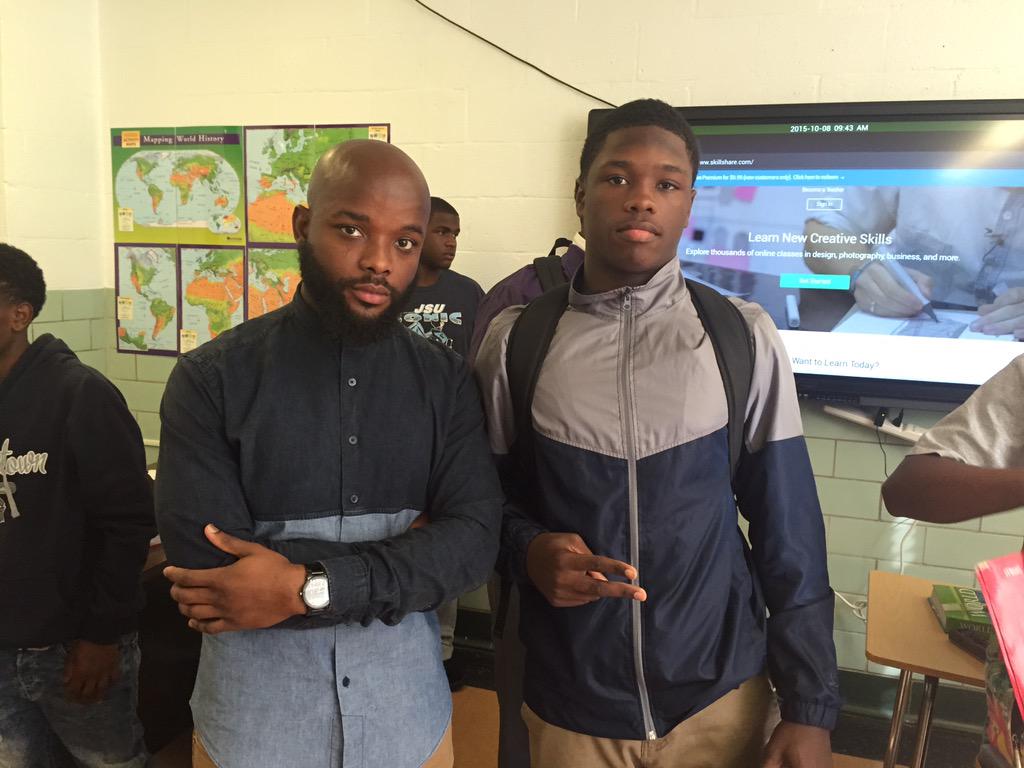 StAugnola's tweet image. Today is Career Day! #purpleday #alumnigivingback