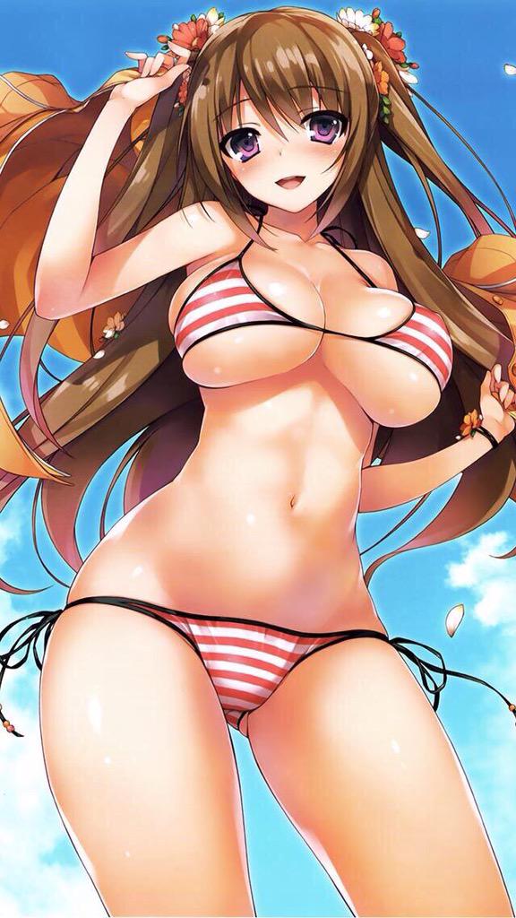 Sexy anime in bikini