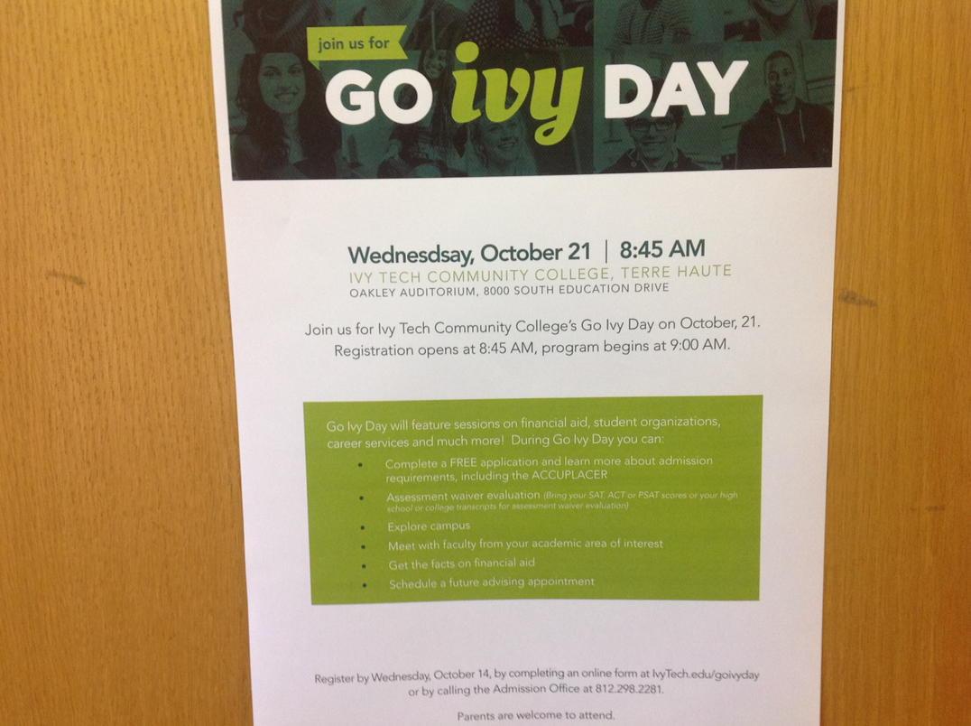 Ivy Tech Admission (IvyAdmissionTH) Twitter