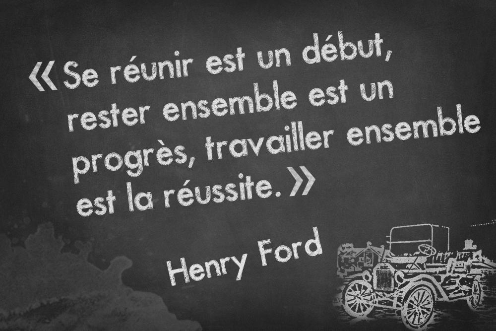 on Twitter ""Se réunir est un début, rester on Twitter ""Se réunir est un début, rester