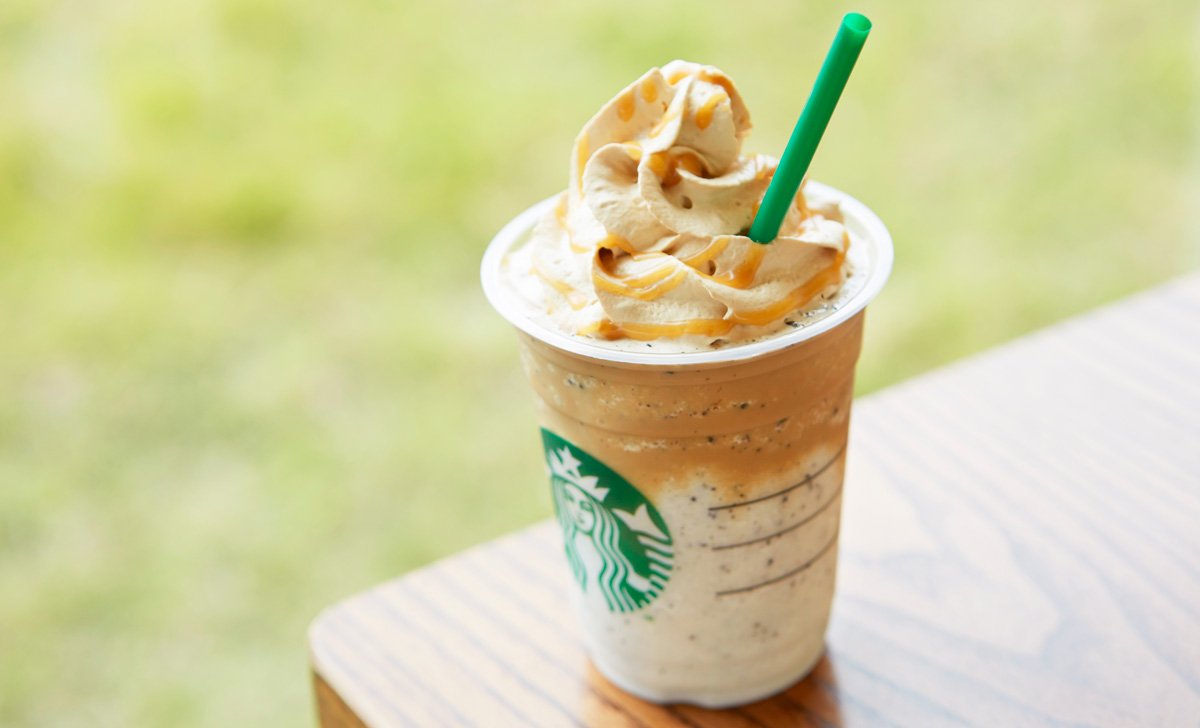 クリームとコーヒーの二層の味わいにコーヒービッツの食感が楽しいコーヒー &amp; クリーム フラペチーノ®。リニューアルして本日から一部店舗で販売開始（11/4 まで）。順次、全店へ。sbux.jp/1Kof9hU