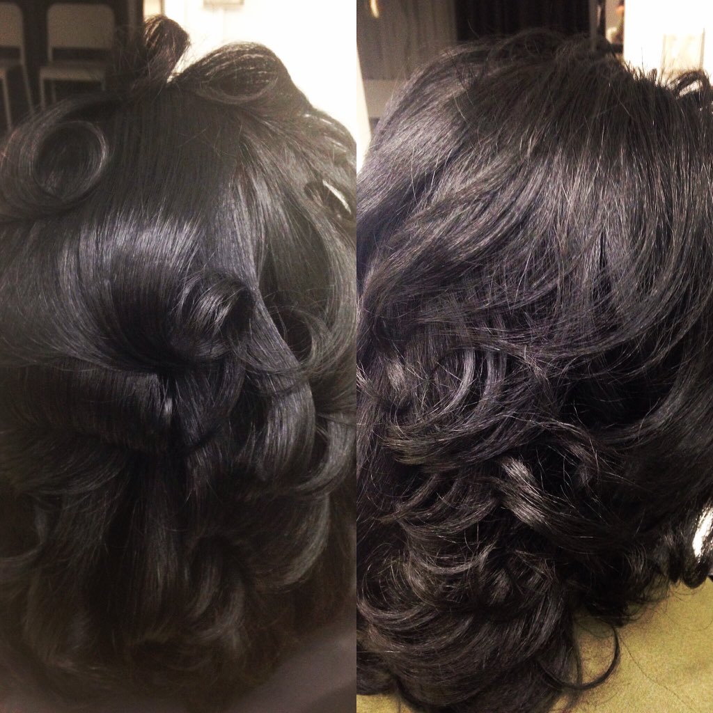 hairNcakes's tweet image. #shampoo #pressandcurl #itsa10 #clear #cellophane #trim #body #volume #hairbyCarmenRene #ReatorationTheSalon 💁🏽