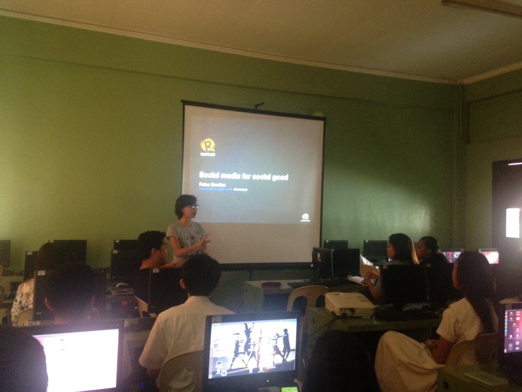PWCDavao's tweet image. Social Media for Social Good by @RaiMarielle #PWC2Point0 #PHVote @moveph @rapplerdotcom