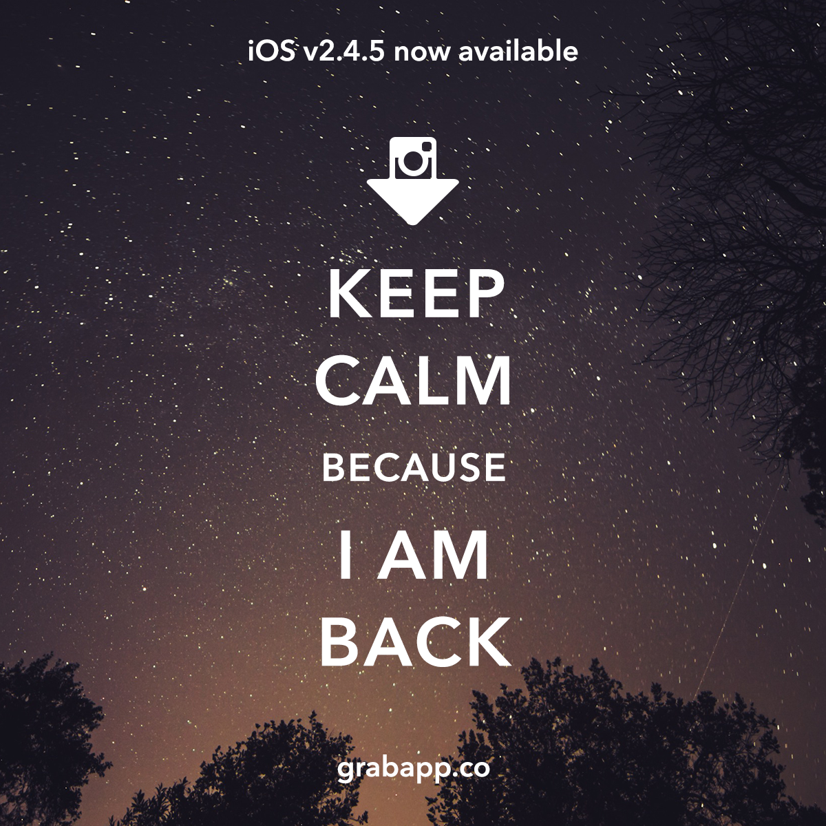 We are BACK!
Get it Now at bit.ly/grabforinstagr…!
#grabforinstagram