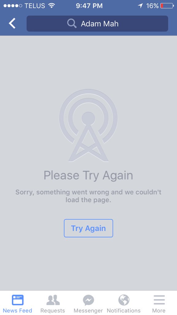 sabrinankuhn's tweet photo. When someone famous blocks u @Adamahaha 😭 #derrival https://t.co/GnPcYuY9wF