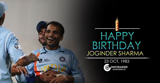 Happy Birthday Joginder Sharma. He turns 32 today....  