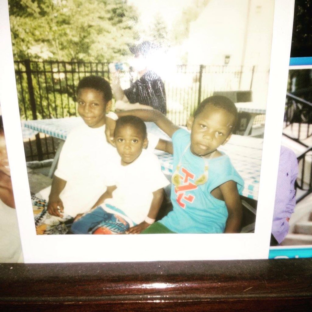 Happy birthday to my blood brother we came a long way love you bro have a good day 
