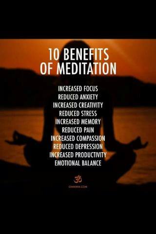 YogicWellness's tweet image. 10 benefits of #meditation..