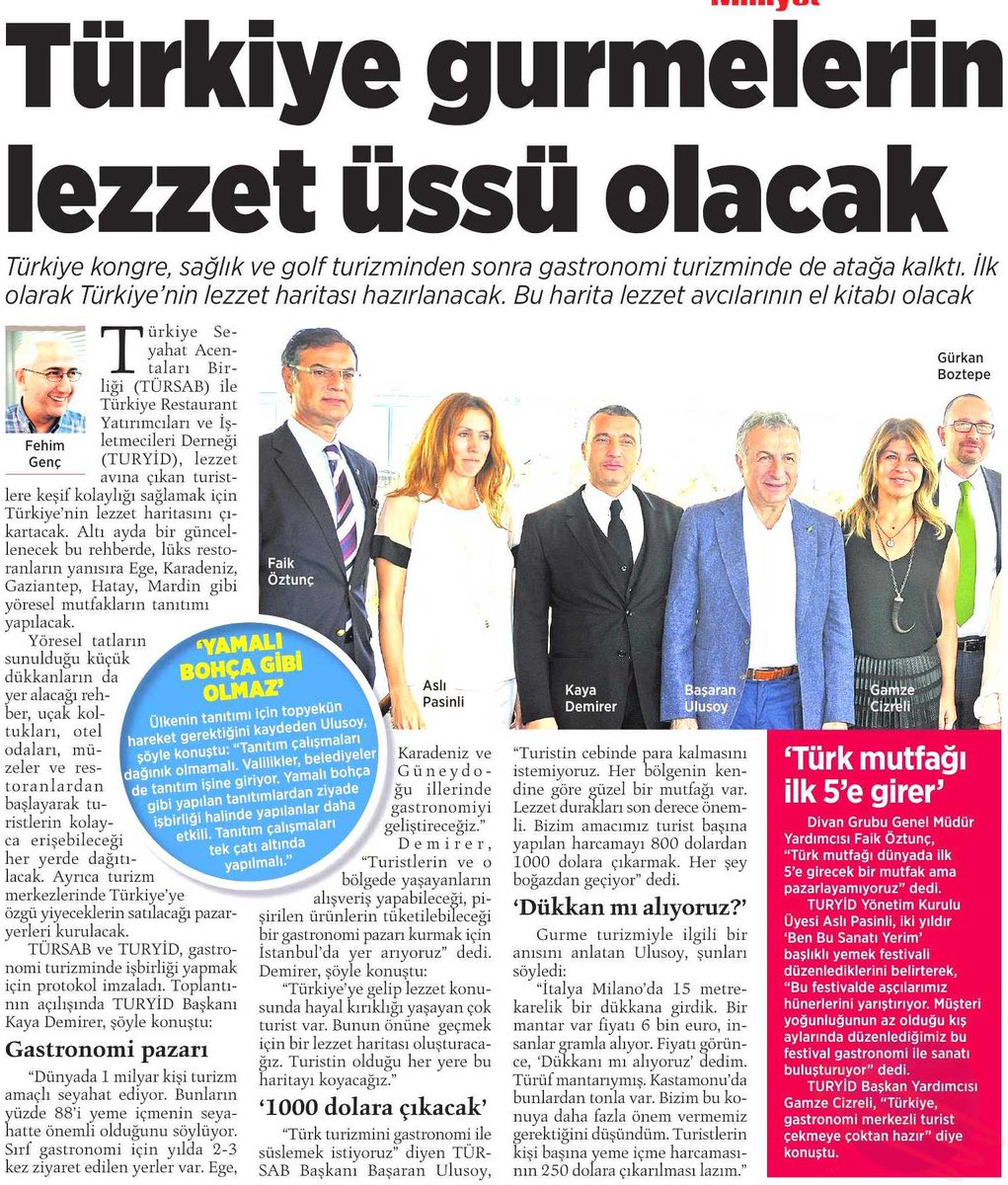 TURYID's tweet photo. GASTRONOMİ TURİZİMİ HAREKETİ HAYIRLI OLSUN. TÜRSAB TURYİD İŞBİRLİĞİ@tursaborgtr @TURYID https://t.co/xcVjR5sw7e