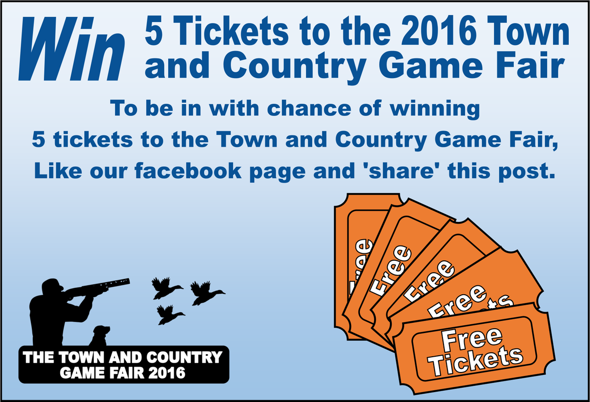 5 free tickets to be won visit our facebook page for more information #freetickets #TACGF facebook.com/The-Town-and-C…