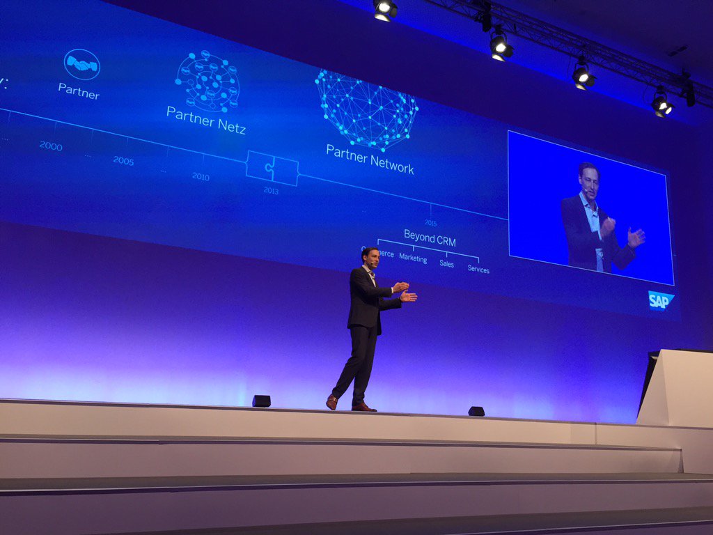 rinsetamsma's tweet image. Cool story from #MorritzZimmermann about his journey from startup to market leader #SAPConnect2015