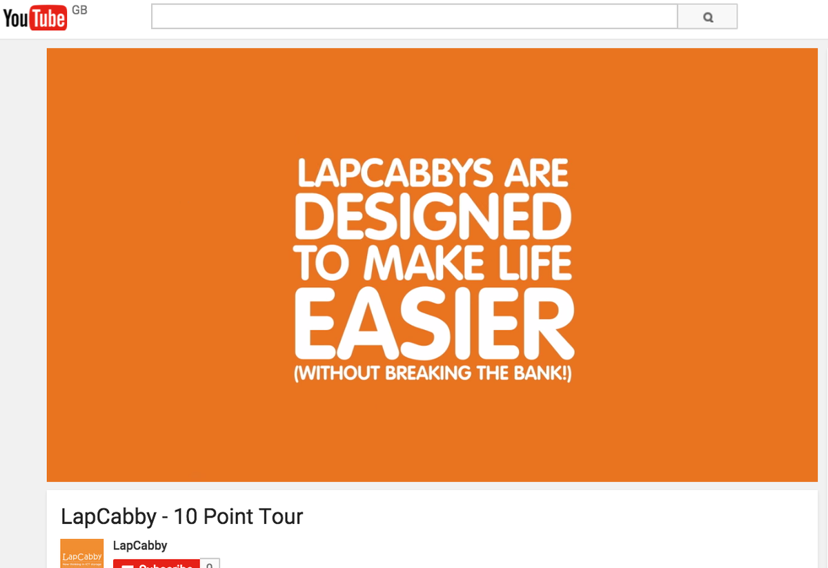 Watch how versatile our LapCabby products can be in our latest video on Youtube...
buff.ly/1LIGwJ6