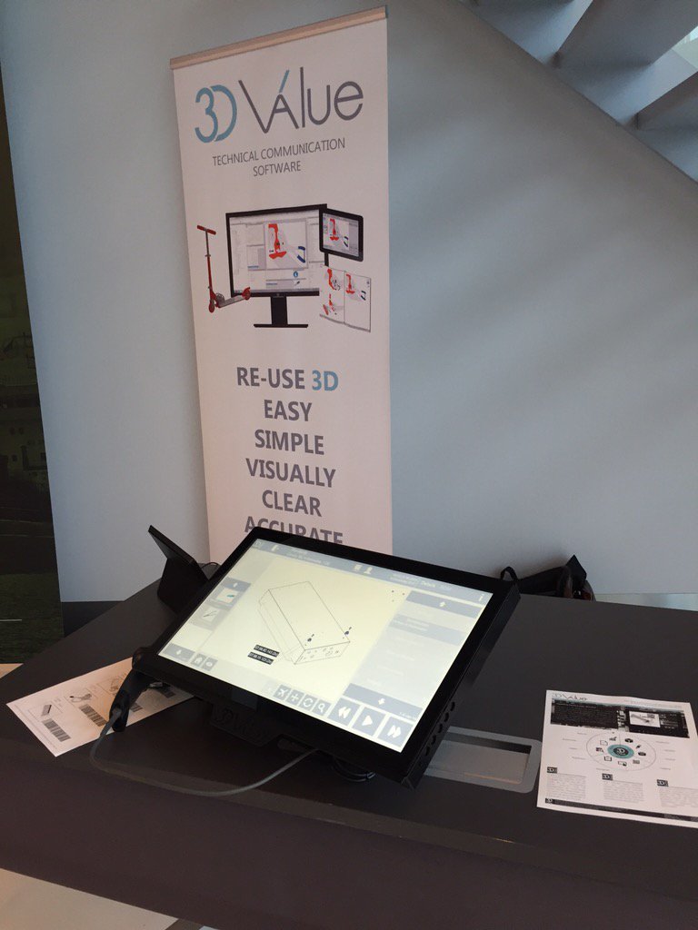 3DValueSoftware's tweet photo. Maak uw productie omgeving efficiënter en duurzamer door papierloos te werken. Bezoek #3DValue op #innovatiedag https://t.co/bRDzq0xLEf