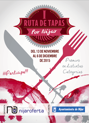 Nijaroferta's tweet photo. Nuestro primer gran proyecto acaba de nacer - RUTA DE TAPAS POR NIJAR - ¡Acompáñanos y participa! #Nijar #Almeria https://t.co/9GrcNmBoJs