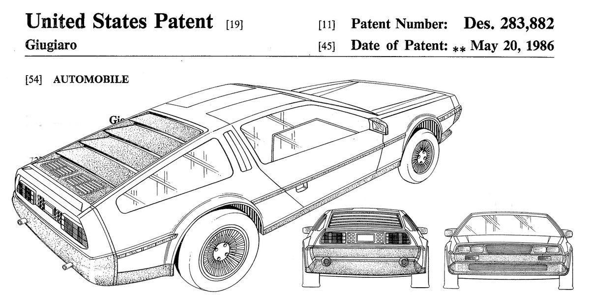uspto's tweet photo. If you're going to design a time machine, why not do it with some style? #BTTF2015 #FutureDay https://t.co/mVTbq0RG8H
