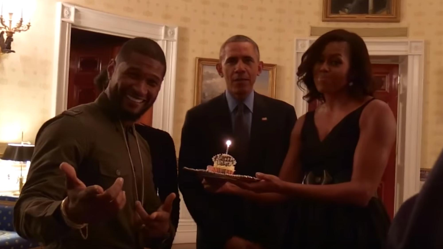 The Obamas singing happy birthday to is just so joyful:  