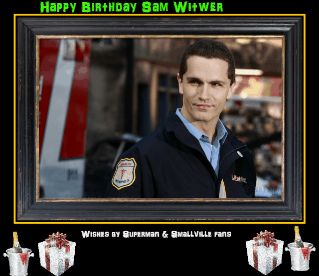 20 October 

Happy Birthday to Sam Witwer :)

Been busy you know with real life ;) 