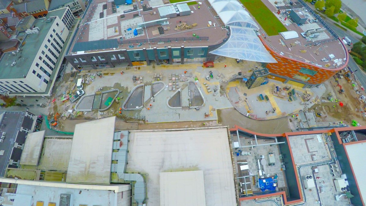 It's the burial of the Timecapsule today <a href="/NewportCouncil/">Newport City Council</a> <a href="/bandkbuild/">Bowmer+Kirkland</a> <a href="/QberryRE/">Queensberry</a> and a number of schools involved.