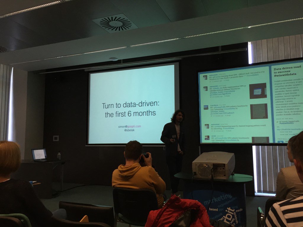 andrazstalec's tweet image. How to turn to data-driven marketing by @sbelak #winwithdata