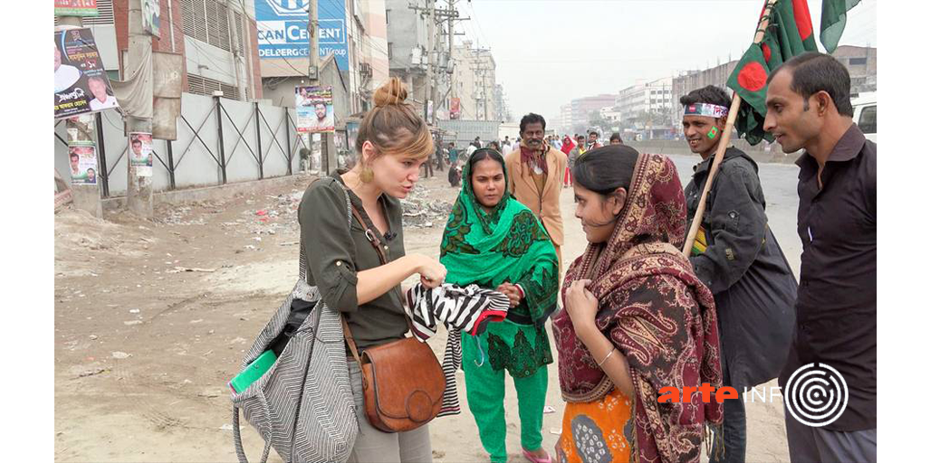 ARTEfr's tweet photo. Comment sont fabriqués nos vêtements ? @ARTEInfo enquête au #Bangladesh : https://t.co/nUuPikgloh https://t.co/Anvau8nZvM