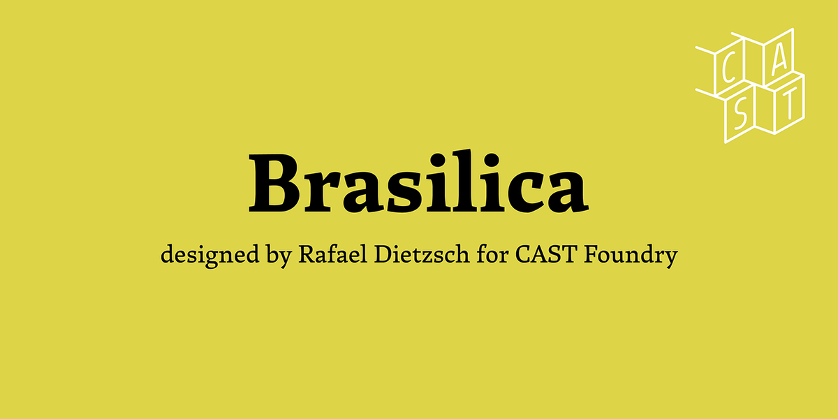 castfoundry's tweet photo. We are pleased to introduce BRASILICA designed by Rafael Dietzsch @dietzsch https://t.co/Cg0jkSFVPG #castfoundry https://t.co/XIG1V0aQUh