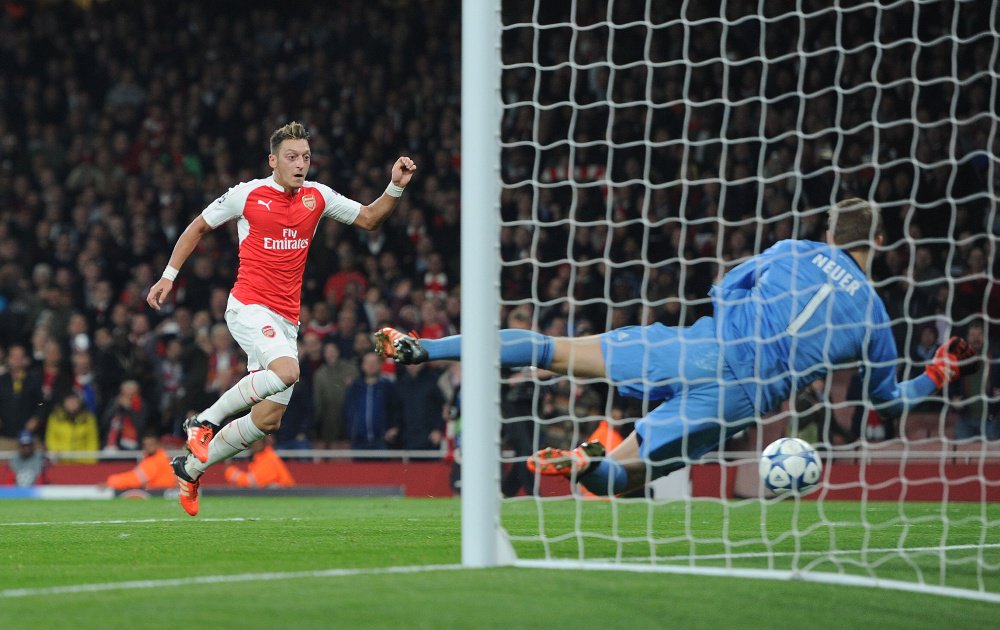 ID_ARSENAL's tweet photo. .@MesutOzil1088 mengatakan mereka sangat gembira. Menang atas Bayern Munchen sangat sulit dan mereka tau itu. https://t.co/pH3zb6azlO