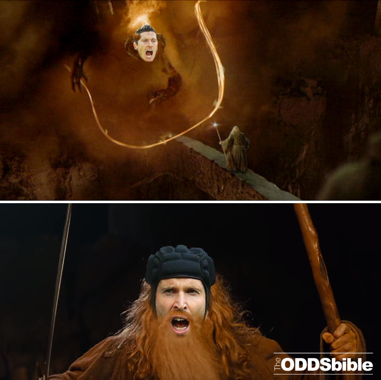 ODDSbible's tweet photo. YOU. SHALL NOT. PASS! https://t.co/nxfQLu2TPP https://t.co/QlT09qAvKP