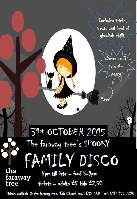farawaytreeBS5's tweet photo. Halloween party @ the faraway tree , tickets now available from the cafe! Under 1s go free! https://t.co/uGytfKXDfY