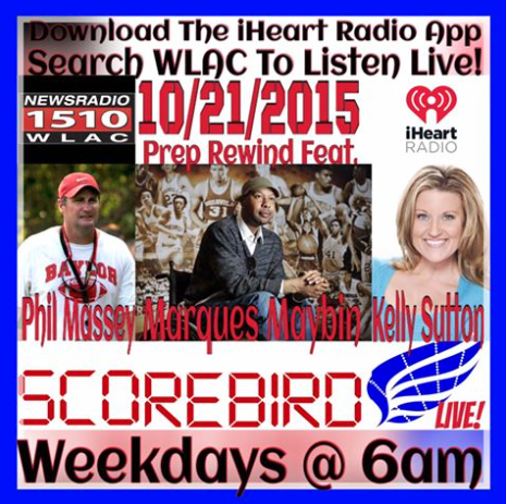 ScorebirdLIVE's tweet photo. Today: Phil Massey HC of @baylorschool FB #PrepRewind with @Cardinal_Clique &amp; #NewsfromNashville with @tvkellysutton https://t.co/ancPh1zOZU