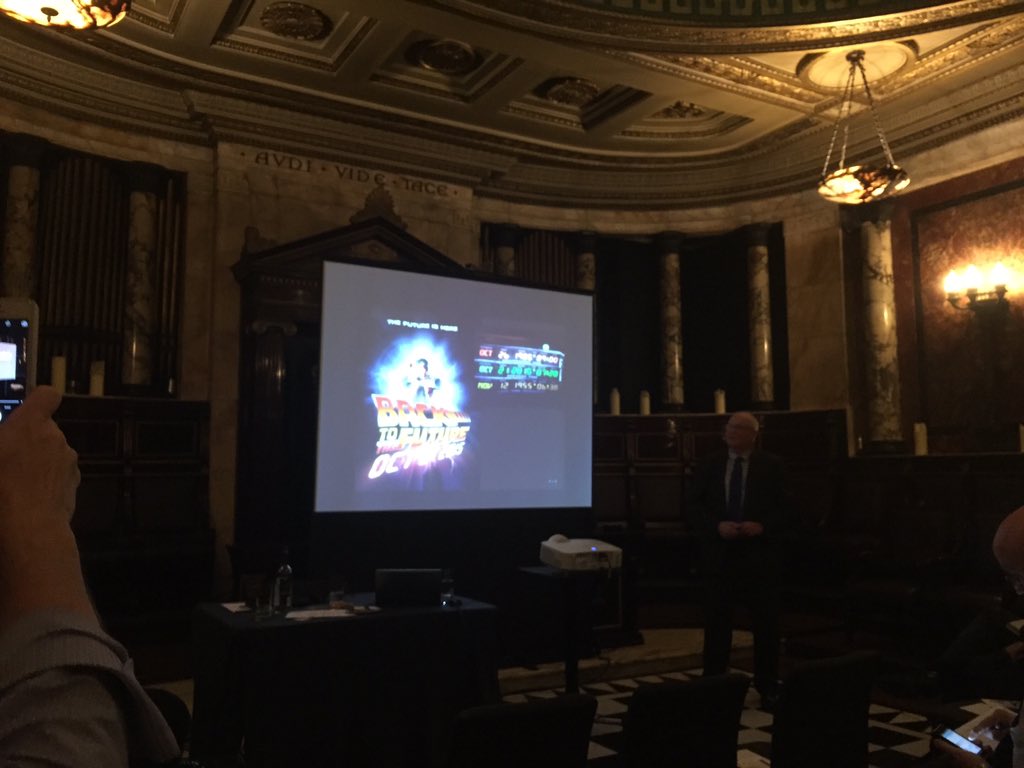 damauk's tweet photo. RT @DAMA_I: Happy #BTTFDAY from @InfoRacer and @damauk #datahorrors https://t.co/P2QJAxGI64
