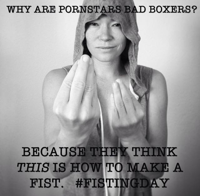 HAPPY FISTING DAY! *Fist bumps* Celebrating & educating the joys of hand sex! https://t.co/Nl6x2YKPmo