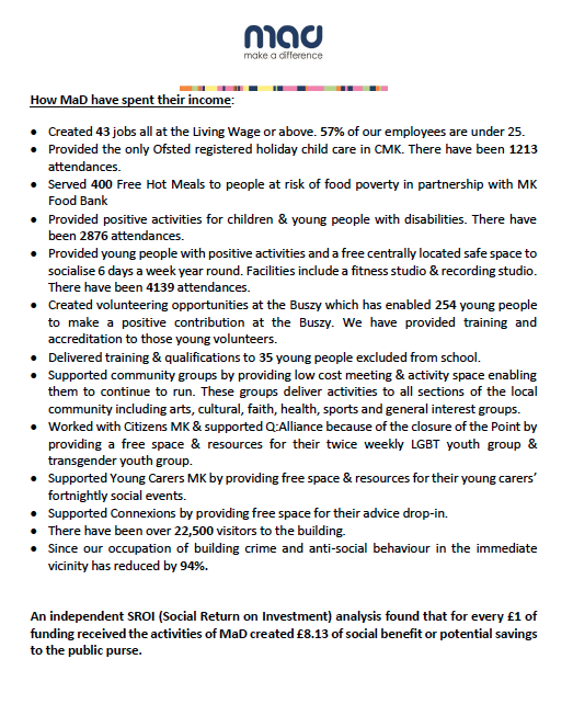 Latest update from <a href="/MaDteamMK/">Make a Difference</a> #savethebuszy